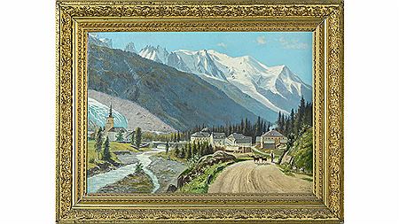 Chemin en montagne