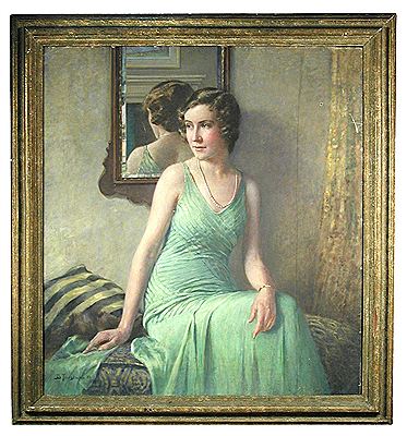 Portrait of Miss Kathleen "Billy" Bell, half length