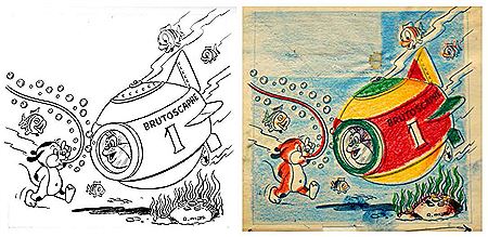 Sample artwork by Roger Mas (1924 - 2010), known for comics - View similar artists and auction records
