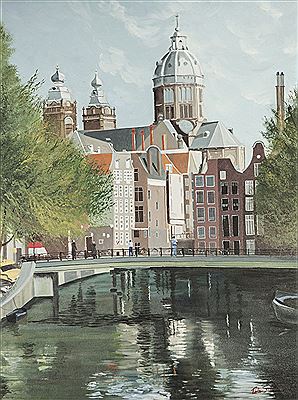 'Amsterdam' by Peter Sunderland - Auction record, sale price, and art valuation. Compare with similar artists and explore comparable artworks.