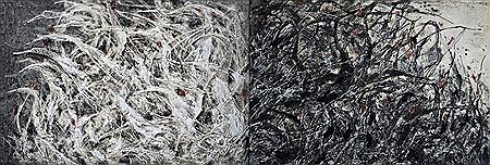 Crane Tai Chi(Diptych)