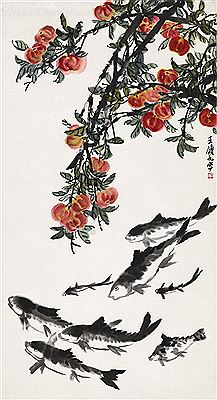 FLOWER AND FISHES