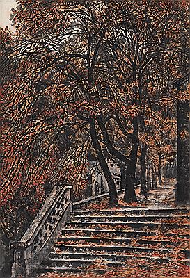 AUTUMN MOUNTAIN by Ping Zhang - Auction record, sale price, and art valuation. Compare with similar artists and explore comparable artworks.