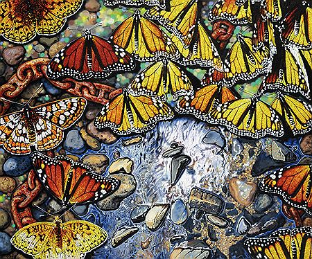 Butterfly,Chain,Water Series No.5