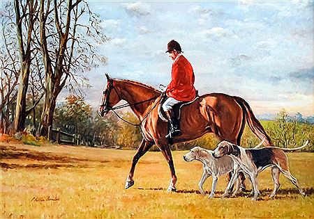 "RICHARD BLAKENEY, HUNTSMAN, EAST KENT HUNT"