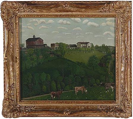 SQUIRREL HILL FARM by John Kane - Auction record, sale price, and art valuation. Compare with similar artists and explore comparable artworks.