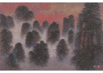 Tianzishan Hill misty