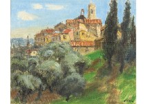 South of France Saint-Paul Landscape by Kakutaro Kashiwabara - Auction record, sale price, and art valuation. Compare with similar artists and explore comparable artworks.