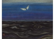 Sea and butterfly