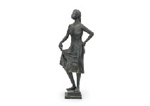 Lady figure by Kaoru Ikeda - Auction record, sale price, and art valuation. Compare with similar artists and explore comparable artworks.