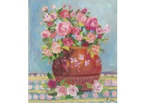 Red roses(6) by Kazuyo Fujii - Auction record, sale price, and art valuation. Compare with similar artists and explore comparable artworks.