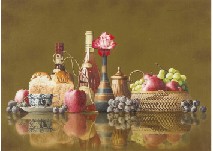 Dining table with a red rose by Toshiro Matsui - Auction record, sale price, and art valuation. Compare with similar artists and explore comparable artworks.