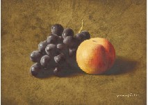 Peach and Grapes(4)