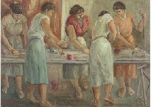 Working girls by Hisashi Tsuji - Auction record, sale price, and art valuation. Compare with similar artists and explore comparable artworks.