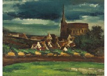 Montfort A Maury landscape by Takashi Nakayama - Auction record, sale price, and art valuation. Compare with similar artists and explore comparable artworks.