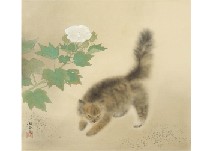 Flower with kitten by Kansetsu Hashimoto - Auction record, sale price, and art valuation. Compare with similar artists and explore comparable artworks.