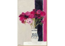Anemones, roses by Bernard Cathelin - Auction record, sale price, and art valuation. Compare with similar artists and explore comparable artworks.