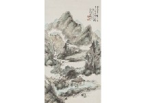 Wise man in the mountain