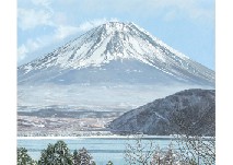 New Year Fuji (Lake Motosu)