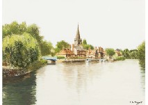Church in Abingdon village(3)