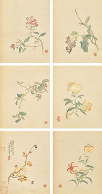 Fragrance of Flowers (12) by Nianci Guan - Auction record, sale price, and art valuation. Compare with similar artists and explore comparable artworks.