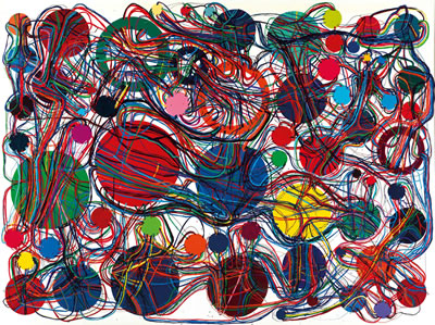 '84A by Atsuko Tanaka - Auction record, sale price, and art valuation. Compare with similar artists and explore comparable artworks.