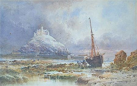 St Michael's Mount by William Cook - Auction record, sale price, and art valuation. Compare with similar artists and explore comparable artworks.