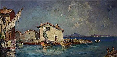 Sample artwork by Louis Bissinger (1899 - 1972), known for painting - View similar artists and auction records