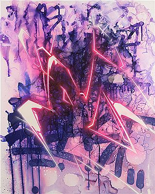 Sample artwork by Ioye (Born 1974), known for street art painting - View similar artists and auction records
