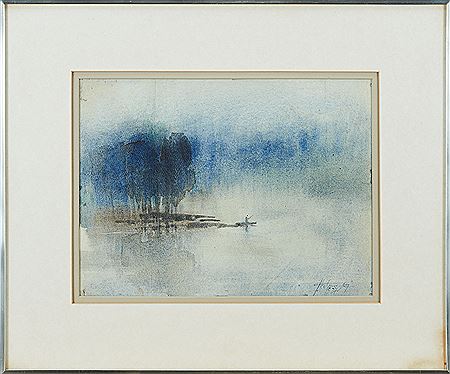 A Boat on the river