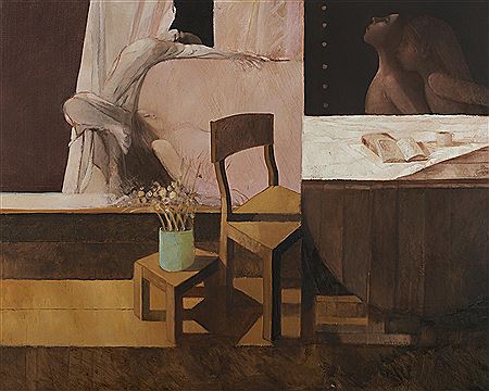 Interior com pintura by Rogerio Ribeiro - Auction record, sale price, and art valuation. Compare with similar artists and explore comparable artworks.