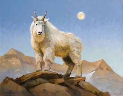 Sample artwork by Jeff Manion, known for wildlife painting - View similar artists and auction records