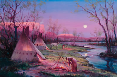 Earth Shadow Rising by Hulan William Fleming - Auction record, sale price, and art valuation. Compare with similar artists and explore comparable artworks.