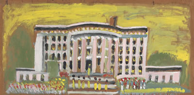 The White House by Jimmie Lee Sudduth - Auction record, sale price, and art valuation. Compare with similar artists and explore comparable artworks.