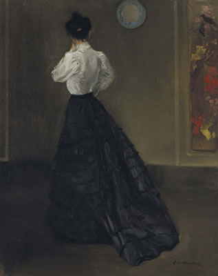An Arrangement (Woman in White Blouse)