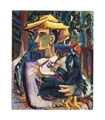Guajiro con gallo (also known as Muchacho con gallo) by Mariano Rodriguez - Auction record, sale price, and art valuation. Compare with similar artists and explore comparable artworks.