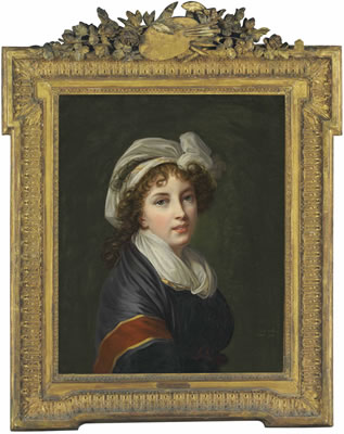 Portrait of the artist, bust-length