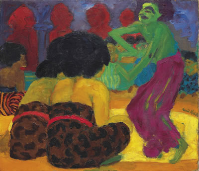 Indische Tänzerin by Emil Nolde - Auction record, sale price, and art valuation. Compare with similar artists and explore comparable artworks.