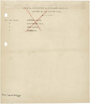 French Military Paper