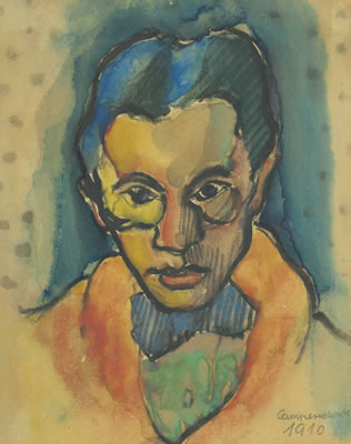 Porträt von Heinrich Campendonk by Helmuth Macke - Auction record, sale price, and art valuation. Compare with similar artists and explore comparable artworks.