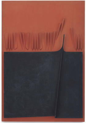 Sample artwork by Eduardo Ramirez Villamizar (1923 - 2004), known for abstract geometric painting, wood relief sculpture - View similar artists and auction records