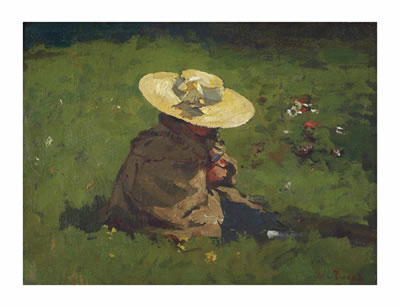 Marietje in het gras: the daughter of the artist with a straw head by Willem De Zwart - Auction record, sale price, and art valuation. Compare with similar artists and explore comparable artworks.
