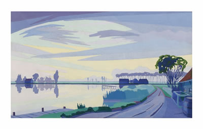 Sample artwork by Dirk Smoorenberg (1883 - 1960), known for landscape, still life painting - View similar artists and auction records