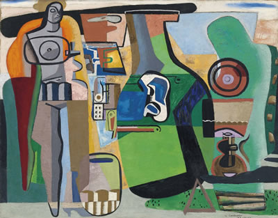 Nature morte et figure
