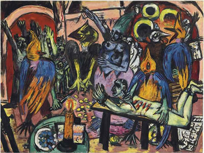 Sample artwork by Max Beckmann (1884 - 1950), known for expressionist painting, printmaking, nazi degenerate art - View similar artists and auction records
