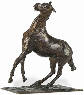 Cheval se cabrant