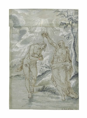 The Baptism of Christ by Marco Pino - Auction record, sale price, and art valuation. Compare with similar artists and explore comparable artworks.