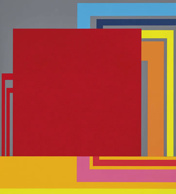 The Place by Peter Halley - Auction record, sale price, and art valuation. Compare with similar artists and explore comparable artworks.