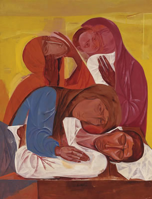 Grief by Mahmoud Sabri - Auction record, sale price, and art valuation. Compare with similar artists and explore comparable artworks.