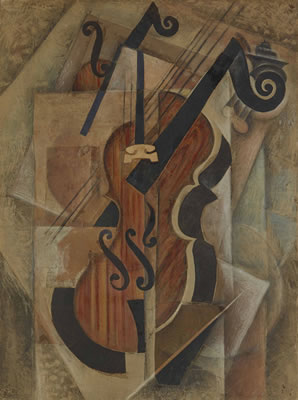 Still life with violin